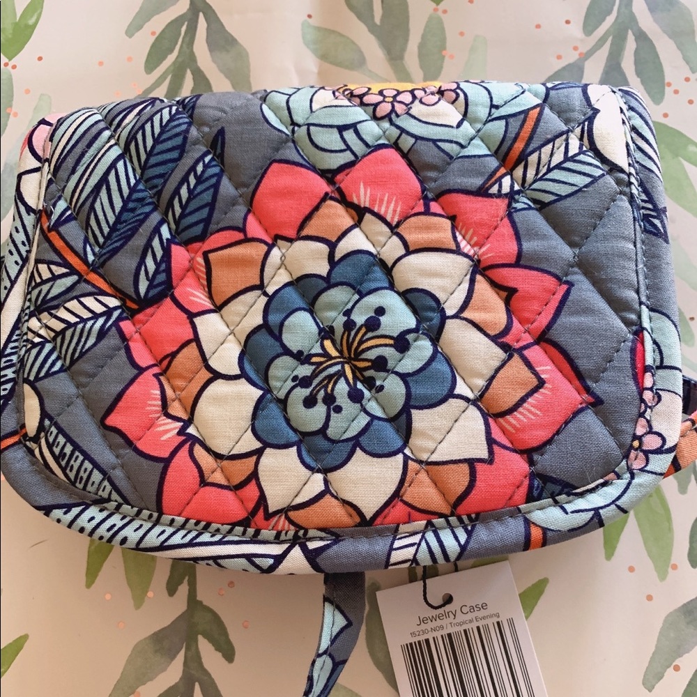 Vera Bradley Jewelry Case 15230-N09/Tropical Evening